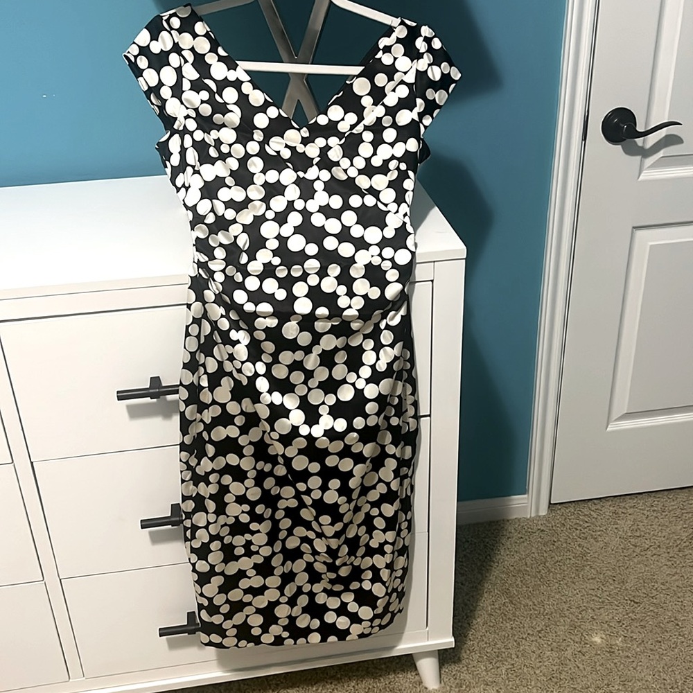 Poka Dotted Formal Dress